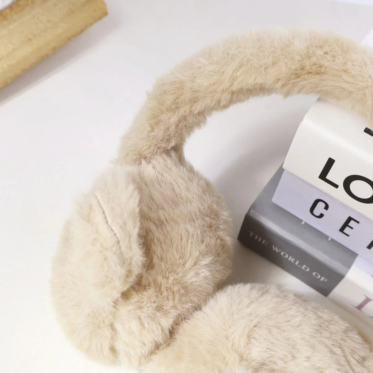 Kids Ear Muffs Winter Fuzzy Cozy Warm Earmuffs for Girls Boys Cold Weather Ear Warmer