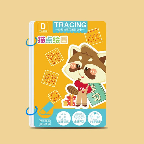 Reusable Magical Tracing Workbook - Pen Control Practice Book for