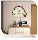 Children Chic Wall Clocks Silent Bedroom Art Cute Wall Clock Electronic Pendulum Pendule Horloge Murale House Decoration