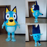 New Bluey Bingo Dog Cartoon Doll Costume 1:1 Adult Walking Cosplay Performance Costume Activity Performance Props Doll Costume