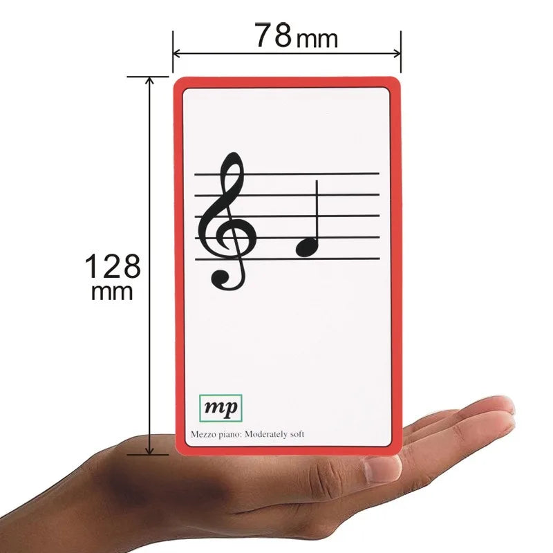 Music Flash Cards piano guitar chord chart, guitar piano learning music note card, music flash card