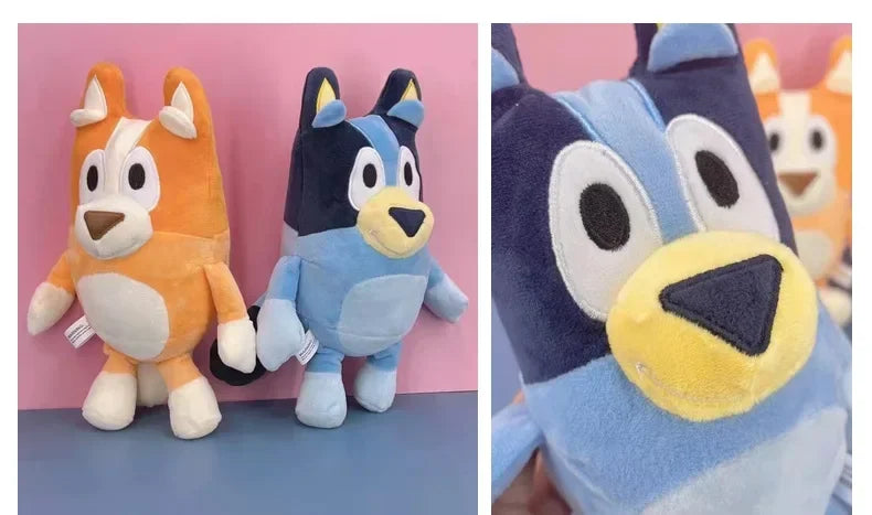 17/28cm Bluey & Bingo Family Plush Toys - Cartoon Dog Stuffed Animals, Soft Plush Dolls, Perfect For Birthday & Christmas Gifts