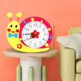 Nonwoven Fabric Cognition Clocks Toys DIY Puzzle Hour Minute Second DIY Clock Toys Cartoon Clock Time Teaching Aid Kids Gift