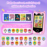 8GBKids Smart Phone Video Music Player 20 Stories Toy Phone Dual Camera 28 Games Learning Educational Toys Children Gifts