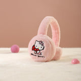 Hello Kitty Kids Earmuffs Girl Baby Cute Cartoon Ear Stuffed Earmuff Warm Winter Warm Windproof Plush Ear Christmas Gifts