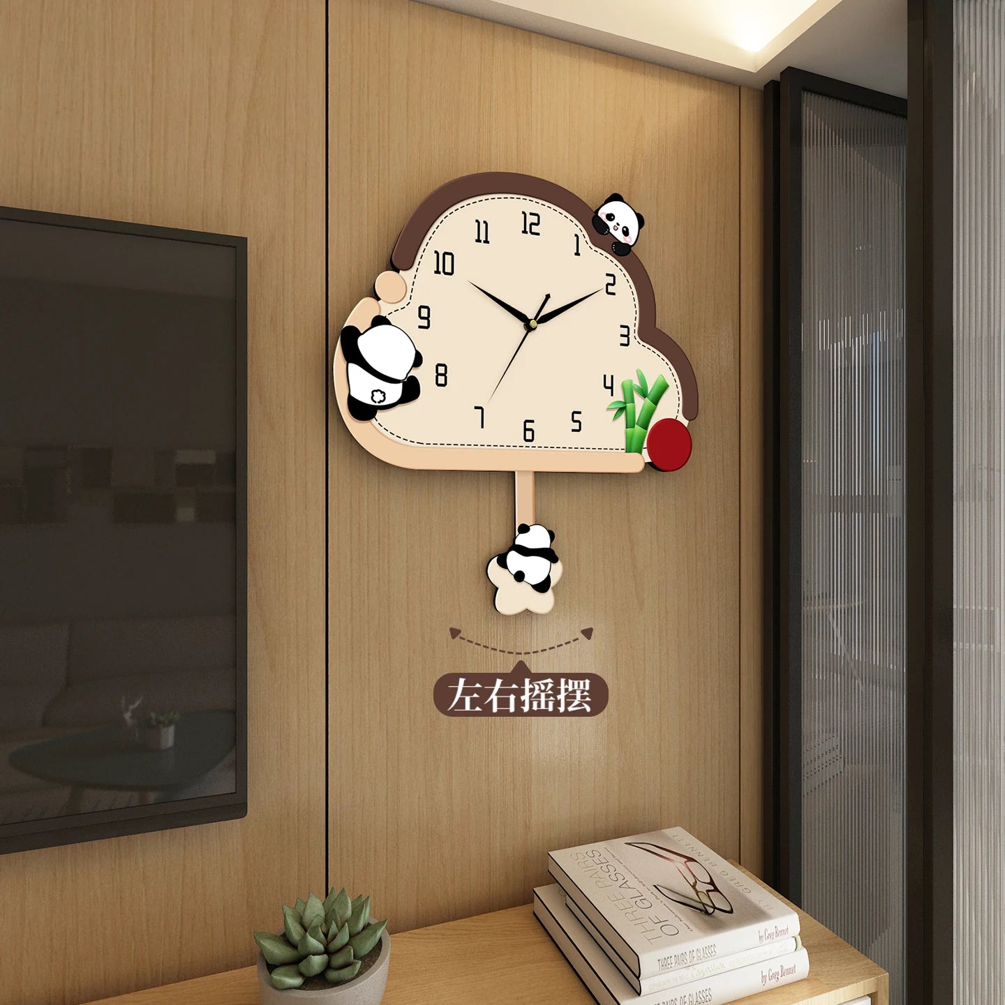 Children Chic Wall Clocks Silent Bedroom Art Cute Wall Clock Electronic Pendulum Pendule Horloge Murale House Decoration