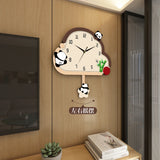 Children Chic Wall Clocks Silent Bedroom Art Cute Wall Clock Electronic Pendulum Pendule Horloge Murale House Decoration