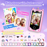 8GBKids Smart Phone Video Music Player 20 Stories Toy Phone Dual Camera 28 Games Learning Educational Toys Children Gifts