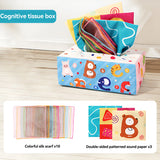 Fun Cartoon Unbreakable Cloth Book Ring Paper Tissue Box Toy