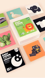 Flash Cards Baby Visual Stimulation Cards for Toddlers Sensory Development Early Education Learning Toys For Newborn Funny Gifts