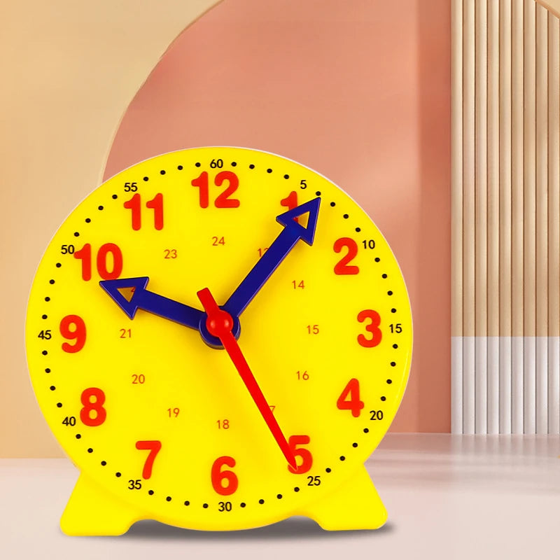 Children Montessori Clock Educational Toys Hour Minute Second Cognition Colorful Clocks Toys Kids Early Preschool Teaching Aids