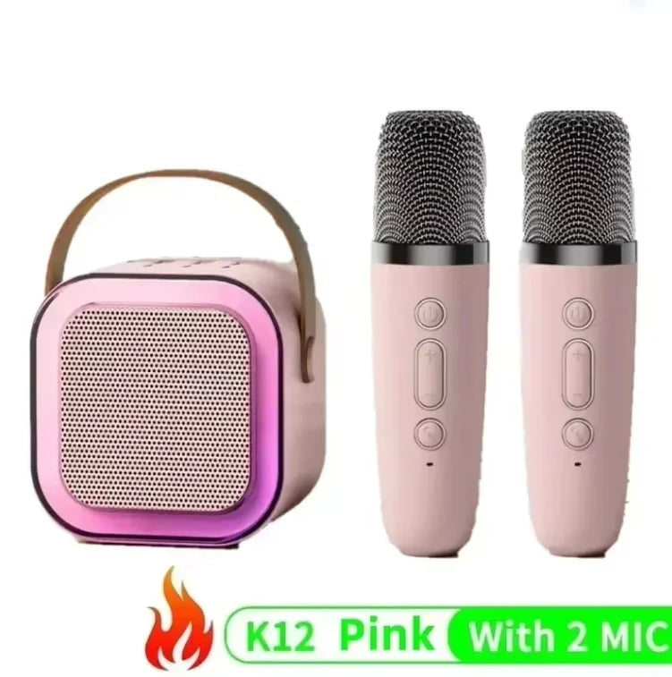 Microphone sound integrated microphone k song wireless Bluetooth family home singing children speaker ktv set mini