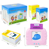 Kids Talking Flash Cards Audio Books Flashcards,Spanish Electronic Cognitive Cards Early Education Learn Words Study Toys Game