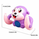 Electric Tumbling Monkey Learning To Climb Induction Music Toys Kids Toys Monkey Voice Light Puzzle Control Rolling Cartoon