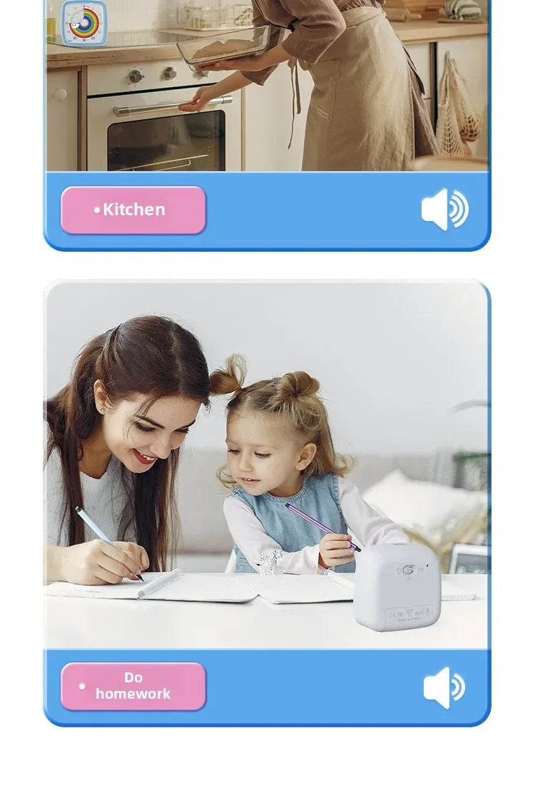 School Visual Timer Children Yunbaoit Visual Timer With Night Light Kitchen Accessories Stop Watch Digital Stopwatch Pomodoro