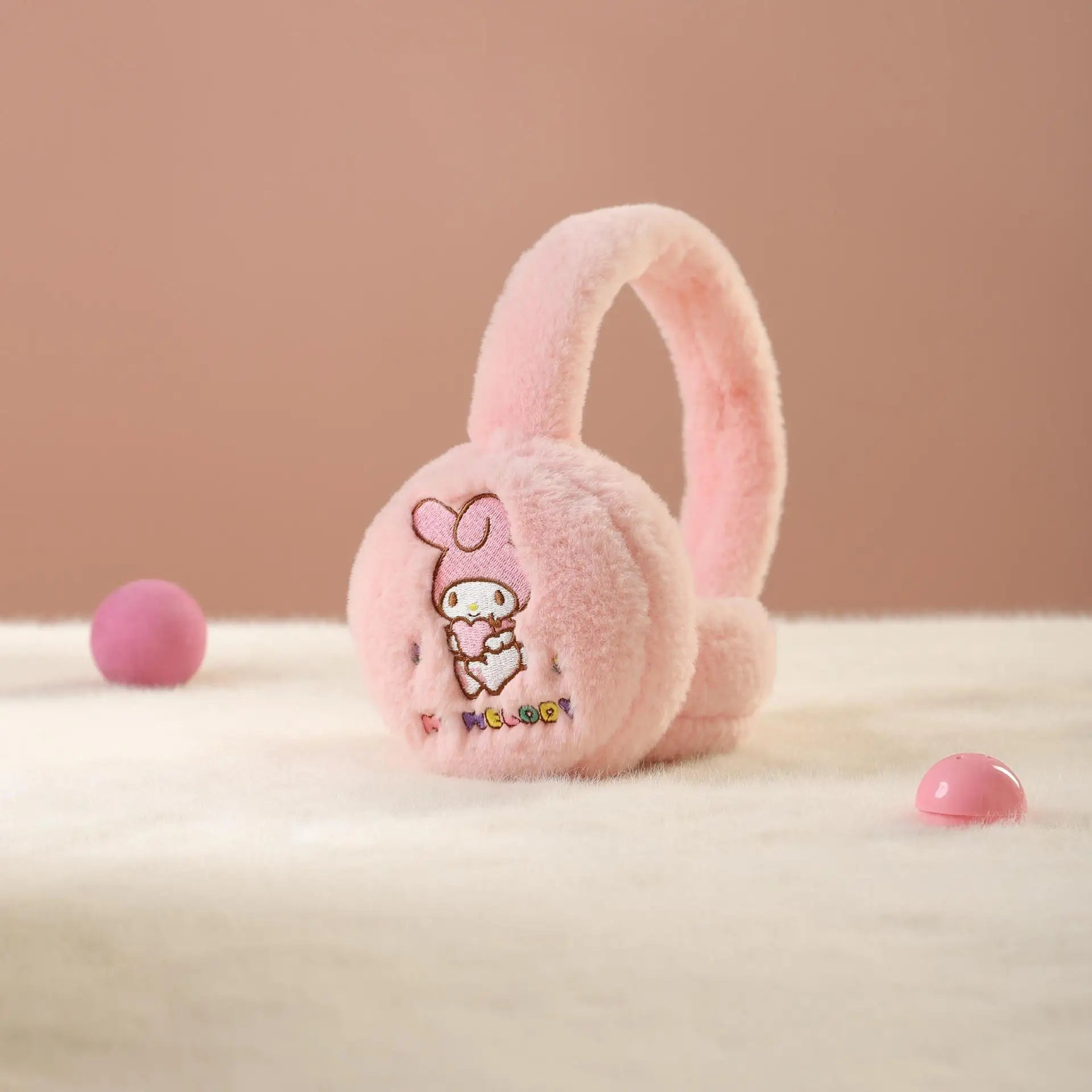 Hello Kitty Kids Earmuffs Girl Baby Cute Cartoon Ear Stuffed Earmuff Warm Winter Warm Windproof Plush Ear Christmas Gifts
