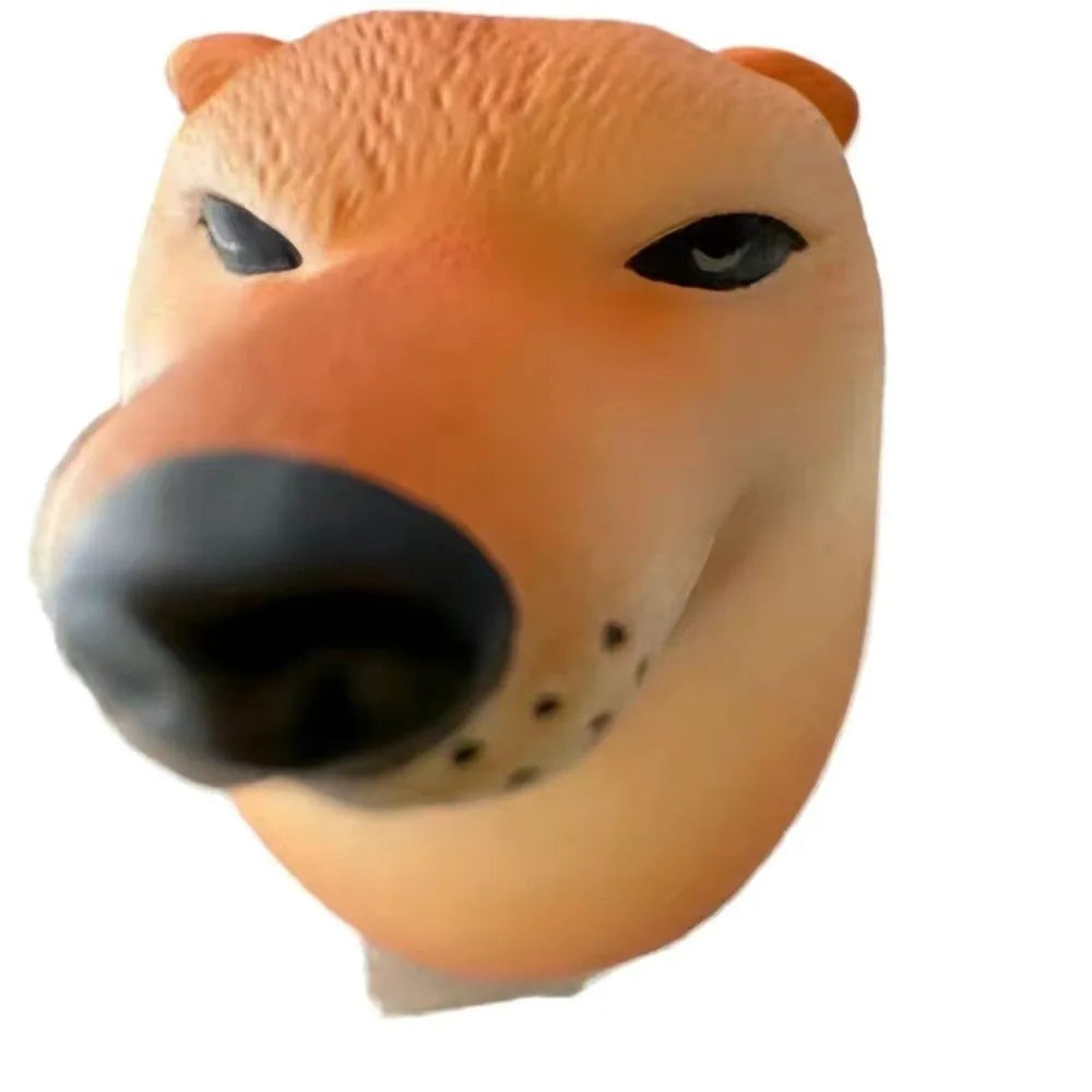 Fun Shibako Dog Egg Squishy Fidget Toy Realistic Egg Shape Desk Decor Shiba Inu Dog & Egg Union PU Slow Rebound Sensory Toy