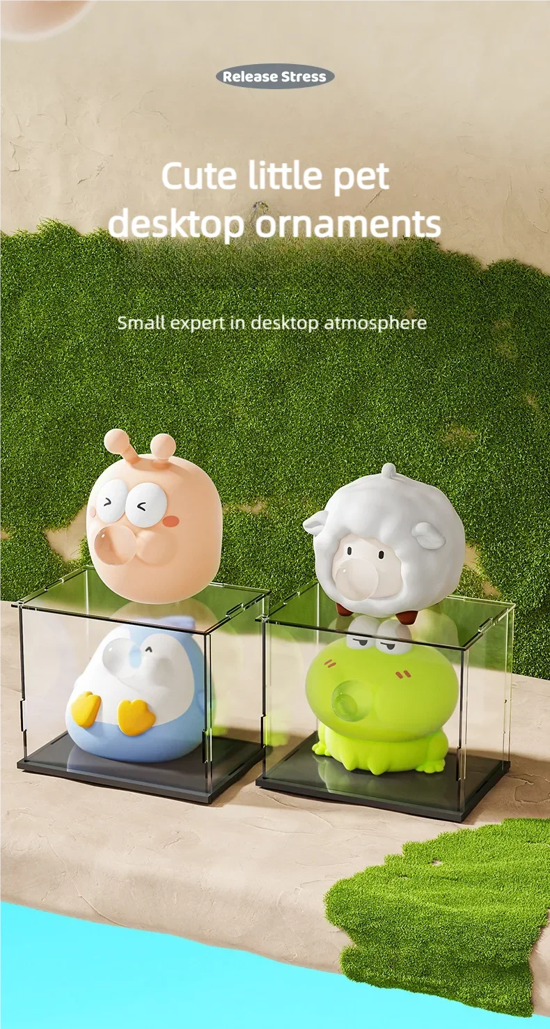 Cute Animal Pinch Toys Squish Squeeze Toy Anxiety Stress Relief Sensory Antistress Toys for Adults Birthday Gift antistress toy