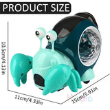 Crawling Crab Baby Toys With Music Light Up Interactive Musical Toys For Baby Dancing Crawling Toys Moving Toddler Toys 0 12