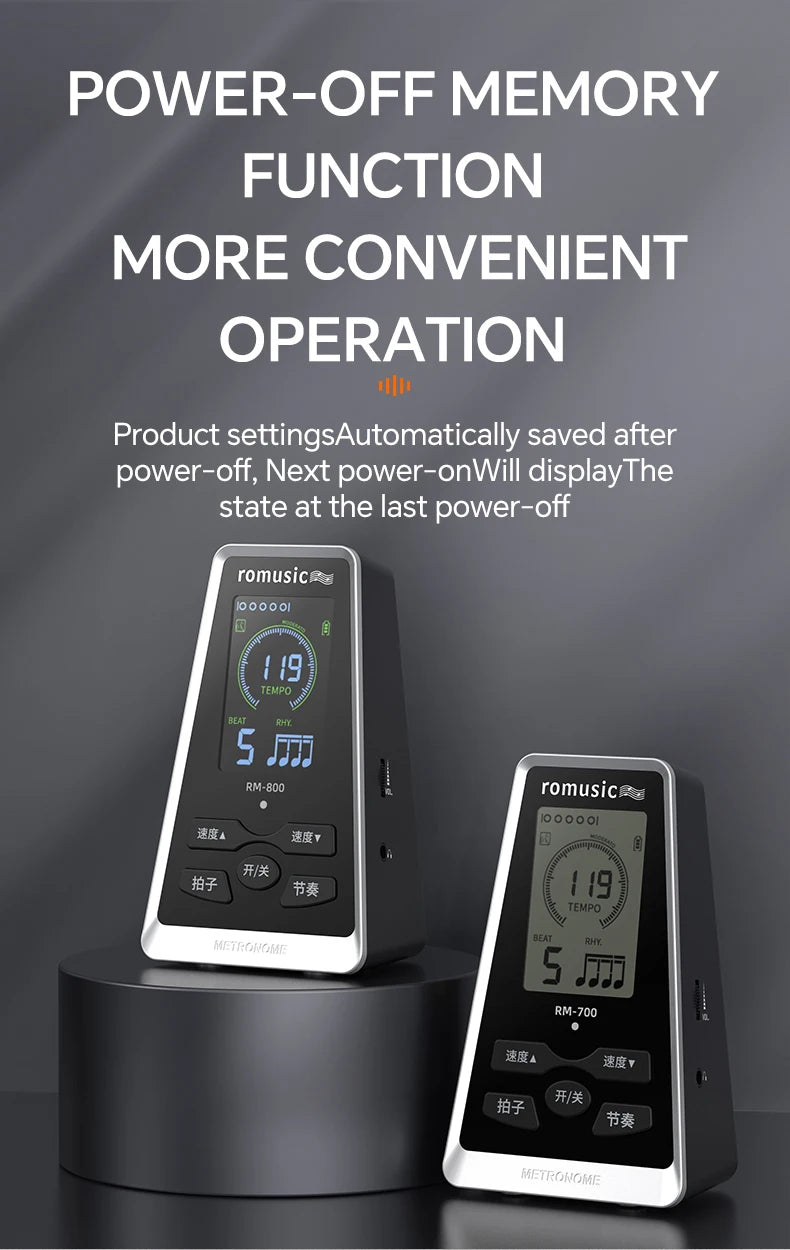 Romusic Mechanical Metronome Piano Specific Guitar Guzheng Violin Hulusi Universal Rhythm Instrument