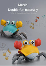 Children's Induction Escape Crab Crab Crawl Electronic Pet Toys Baby Music Early Education Mobile Toys Free Delivery