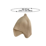 Korean Baby Ear Protection Hat Warm Warm Toddler Kintted Hats 1-3Years Girl Boy Earmuffs Cap Solid Woolen Kids Crochet Bonnet 모자