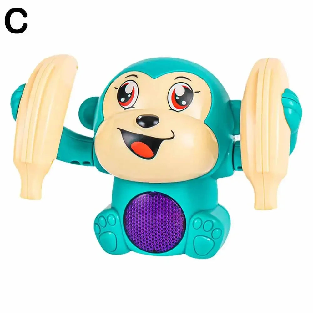 Electric Tumbling Monkey Learning To Climb Induction Music Toys Kids Toys Monkey Voice Light Puzzle Control Rolling Cartoon