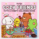 Halloween Coloring Book COZY FRIENDS Coloring Book For Adults And