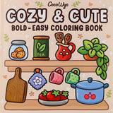 Halloween Coloring Book COZY FRIENDS Coloring Book For Adults And