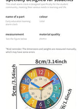 Early Learning Desktop Alarm Clock Children Wake Up Alarm Clock Living Room Bedroom Silent Desktop Clock Desktop Clock