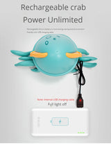 Children's Induction Escape Crab Crab Crawl Electronic Pet Toys Baby Music Early Education Mobile Toys Free Delivery