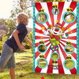 Throwing Sandbags Game Bean Bag Flag Toy Game Safe Bag Throwing Children's Outdoor Christmas Party Carnival Game Children's Toys