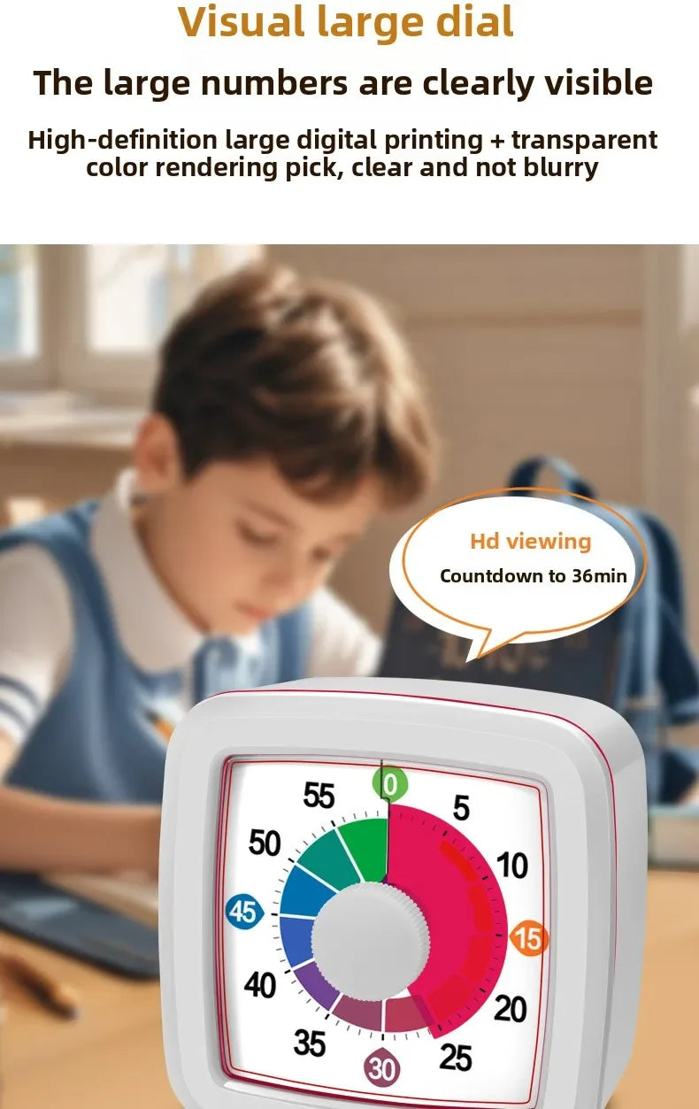 School Visual Timer Children Yunbaoit Visual Timer With Night Light Kitchen Accessories Stop Watch Digital Stopwatch Pomodoro