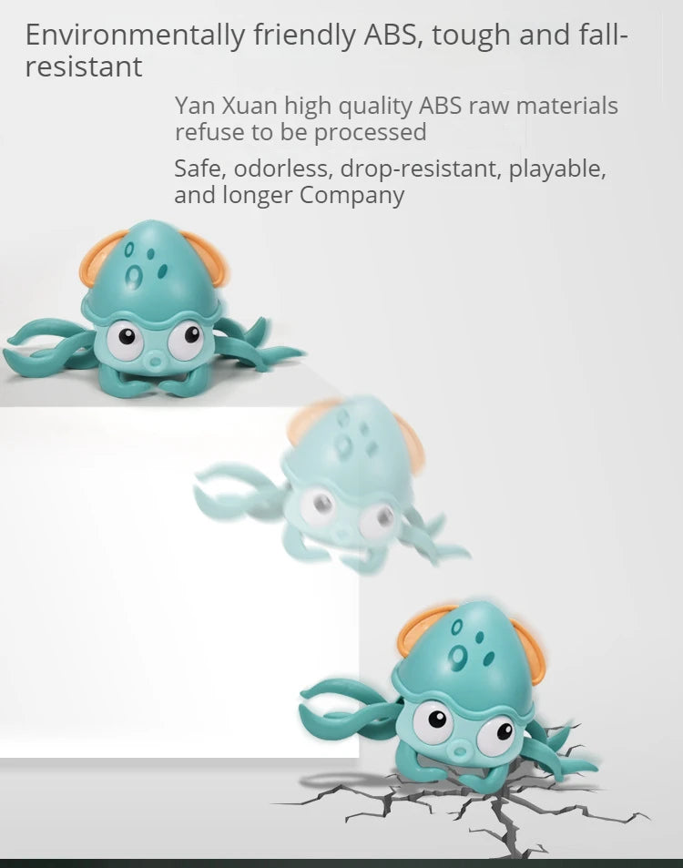 Children's Induction Escape Crab Crab Crawl Electronic Pet Toys Baby Music Early Education Mobile Toys Free Delivery