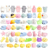 50-5PCS Kawaii Squishies Mochi Anima Squishy Toys For Kids Antistress Ball Squeeze Party Favors Stress Relief Toys For Birthday