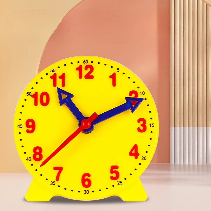 Children Montessori Clock Educational Toys Hour Minute Second Cognition Colorful Clocks Toys Kids Early Preschool Teaching Aids