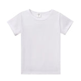 Blueyi Birthday T-Shirt Short Sleeves Anime Toddler Number White T-Shirts Summer Casual Kids Tops Cute Cartoon Baby Clothes Gift