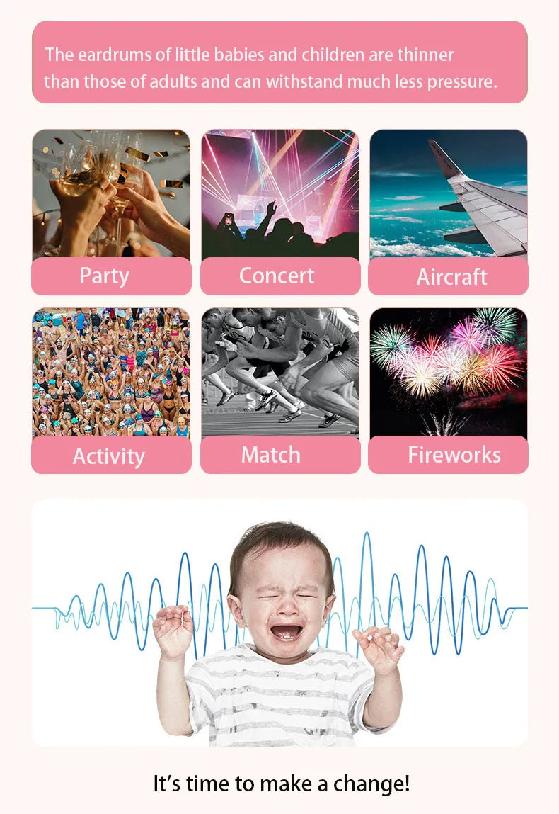 Hight Quality Kids Ear Protection Earmuffs Safety Hearing Ear Muffs Noise Reduction Soundproof Headphones Children Protective