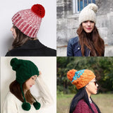 10Pcs Large Yarn Pom Poms for Crafts Acrylic Yarn Balls Fuzzy Pompoms DIY Pom Pom Balls for Hats Handmade Arts Holiday Party