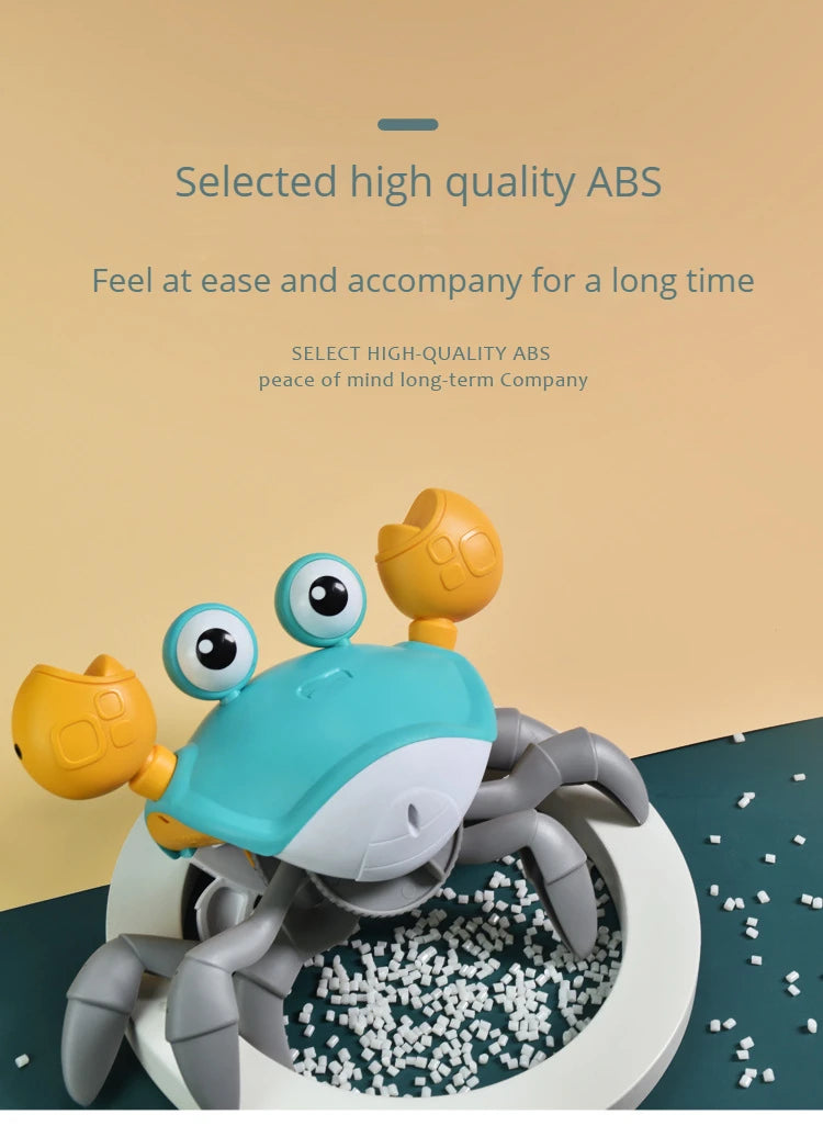 Children's Induction Escape Crab Crab Crawl Electronic Pet Toys Baby Music Early Education Mobile Toys Free Delivery