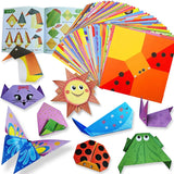 Origami Kit 30/96 Sheets Origami Paper Craft Guiding Book DIY Art