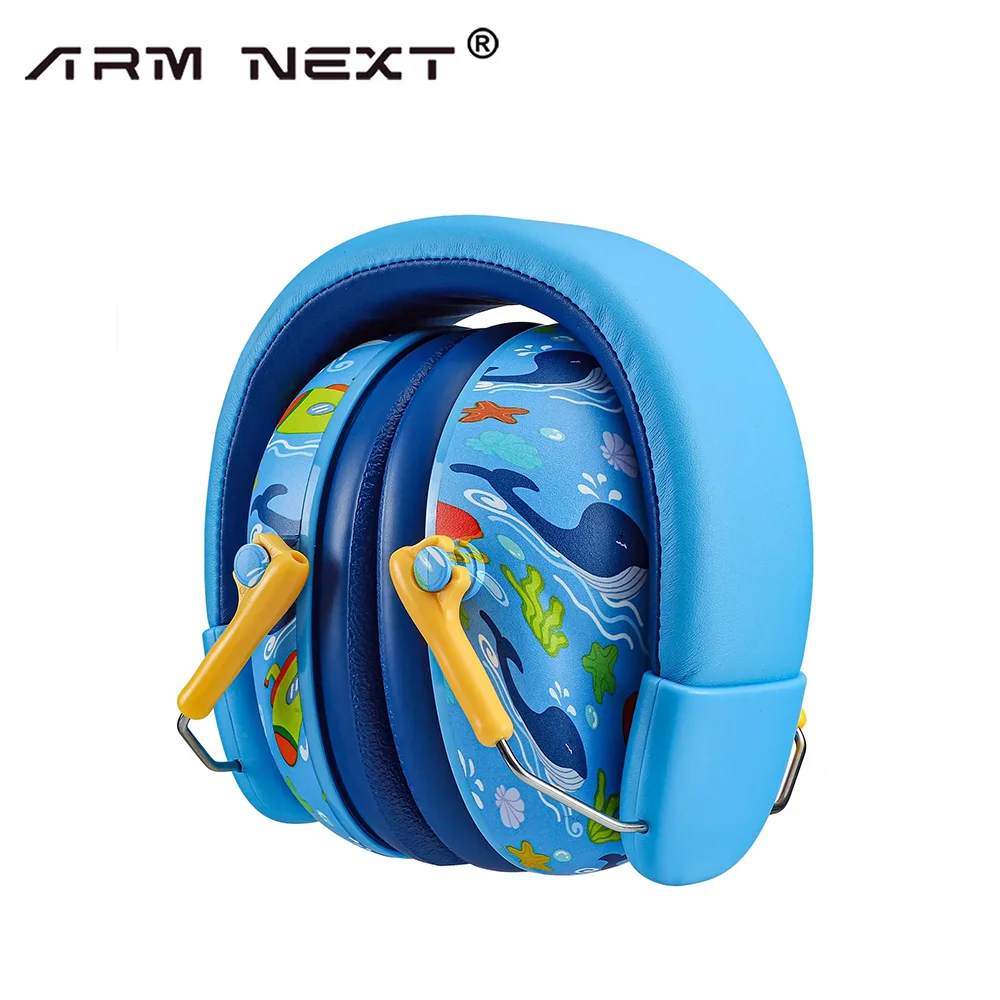 Baby Earmuffs 3-12 Years Old Child Baby Hearing Protection Safety Earmuffs Noise Reduction Ear Protector for Children Earphone
