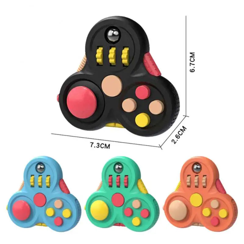 Fidget Pad 10 Fidget Toy Options in 1 Fidget Pack Superior Fidget Toys Fidget Pad Stocking Stuffers, Anxiety Toys, Figet