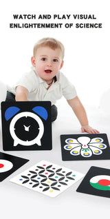 Flash Cards Baby Visual Stimulation Cards for Toddlers Sensory Development Early Education Learning Toys For Newborn Funny Gifts