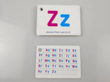 Flash Cards Alphabet Double Sided Flash Cards Toddlers ABC Letters Learning Toy Educational Preschool Kids Children Flashcards