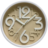 Children's Study Non-Ticking Wall Clock Luxury Silent Battery Operated Round Wall Clock for  Modern Simple Style Home Decor