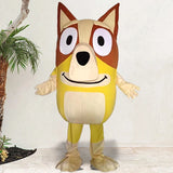 New Bluey Bingo Dog Cartoon Doll Costume 1:1 Adult Walking Cosplay Performance Costume Activity Performance Props Doll Costume