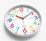 12 Inch Early Education Wall Clock Cartoon Children's Time Management Quartz Clock Home Wall Hanging Silent Clock 30CM