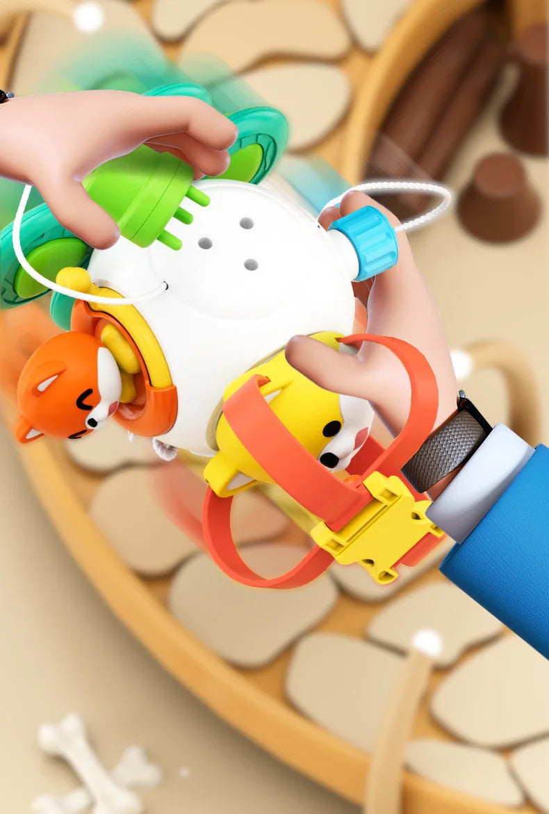 Montessori Sensory Toys Baby Busy Cube Activity Travel Toy Educational Learning Fidget Toys for Fine Motor Skills Children Gift