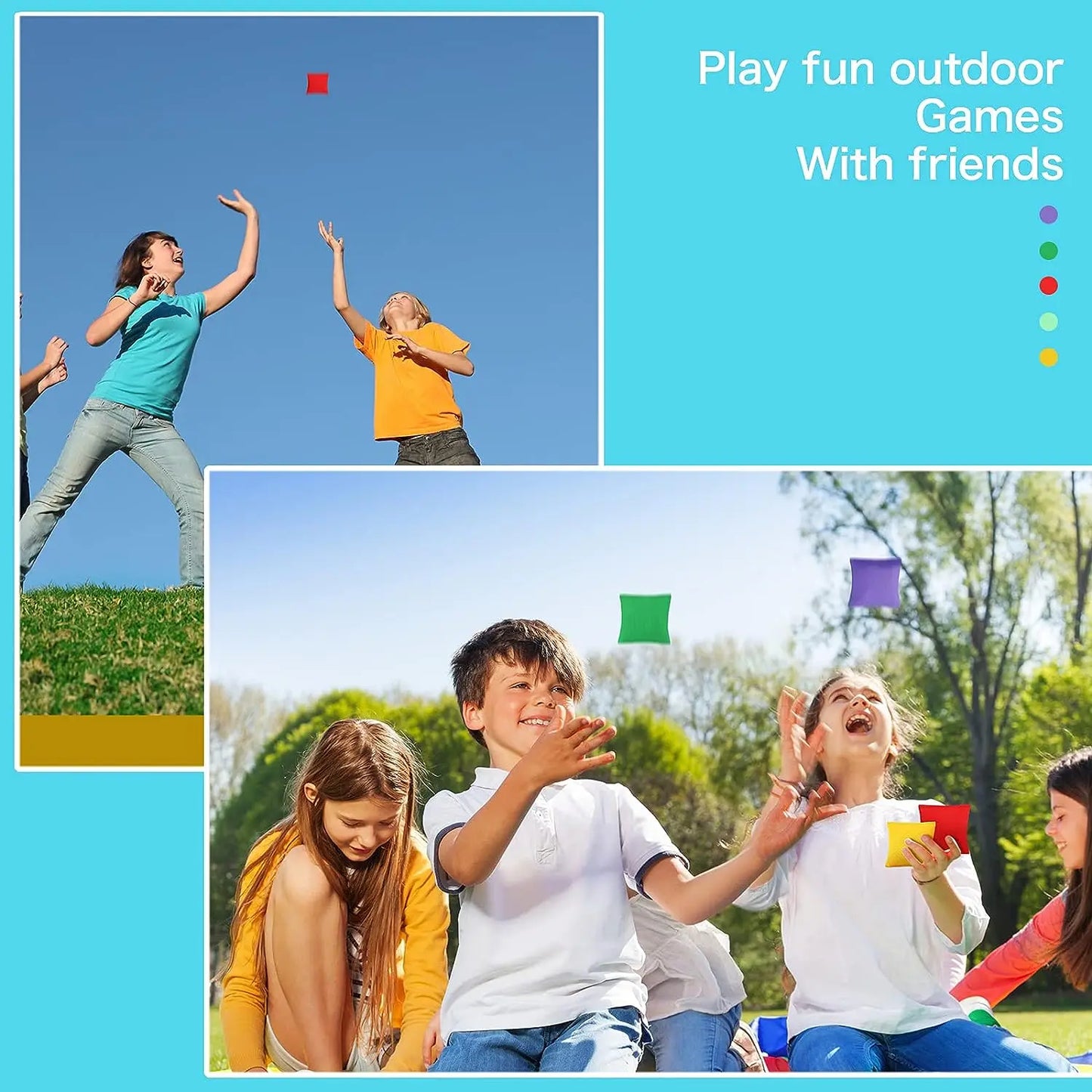 Bean Game Toss Tossing Kids Outdoor Mini Cornhole Beanbags Toy Games Supplies Props Beanbag Hole Hand Toys Sports Family Sand